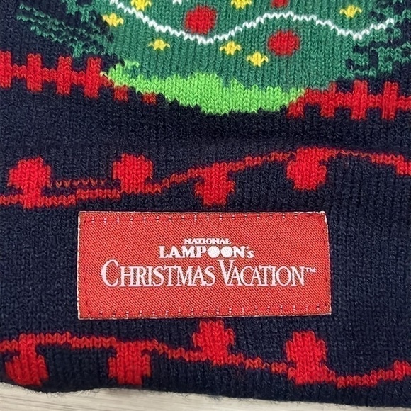 NATIONAL LAMPOON'S CHRISTMAS VACATION HAT CAP KNIT BEANIE GRISWOLD - Picture 3 of 9